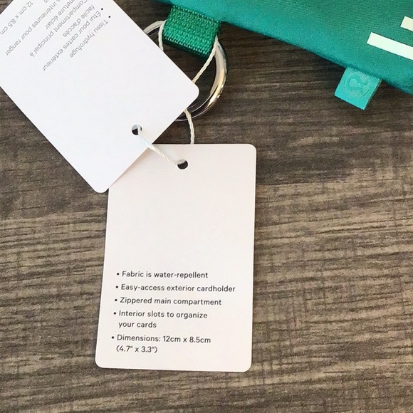Lululemon Green Clippable Card Pouch - Picture 6 of 7